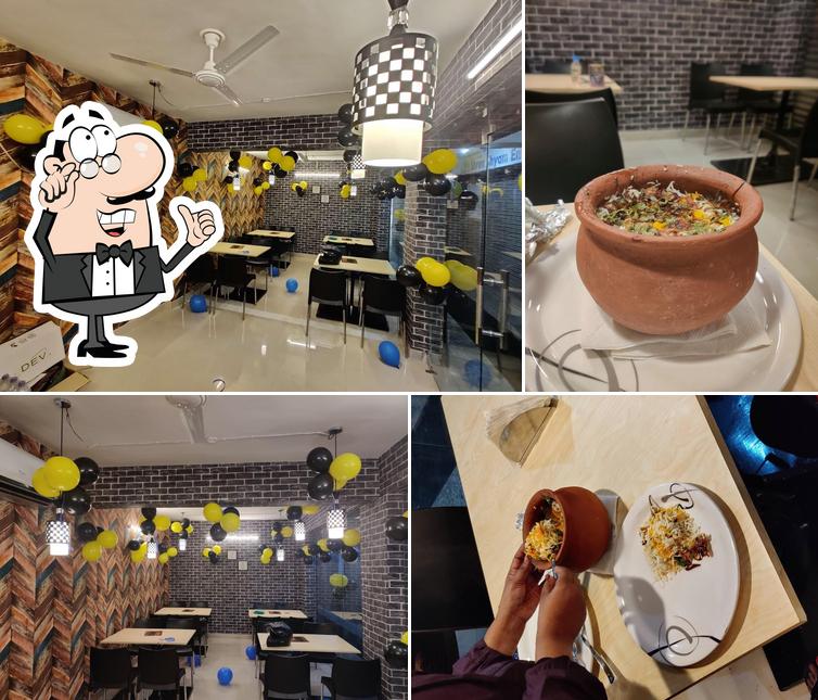 The interior of DHANBAD BIRYANI COMPANY