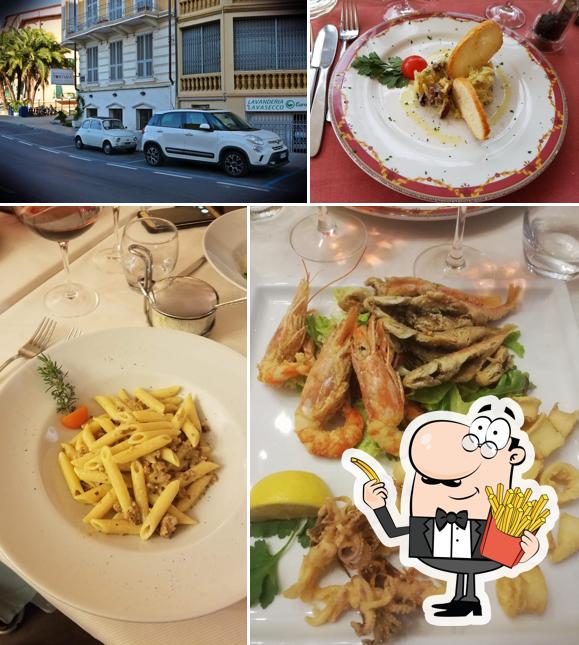 Dégustez des pommes frites à Ristorante Tortuga Sanremo