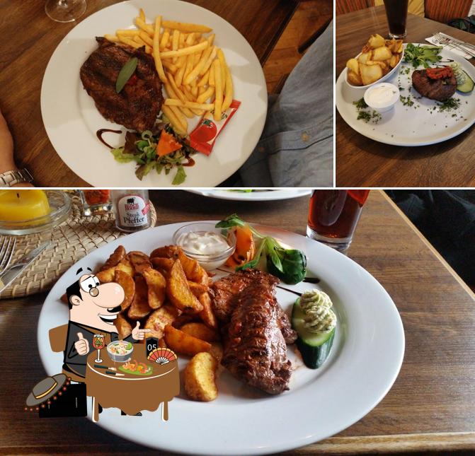 Vérifiez la photo représentant la nourriture et table à manger concernant Steakhaus Füssen & Tapas Bar