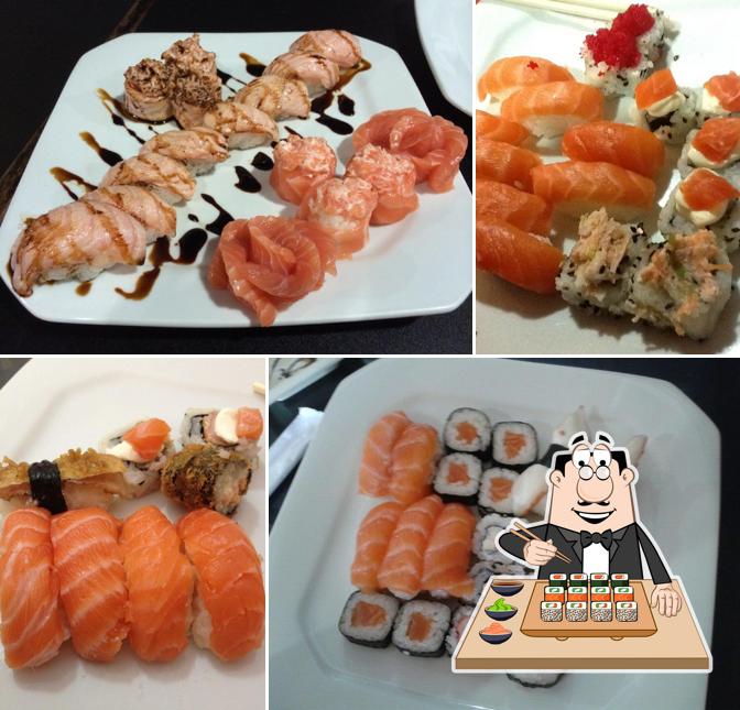 Presenteie-se com sushi no Xangai