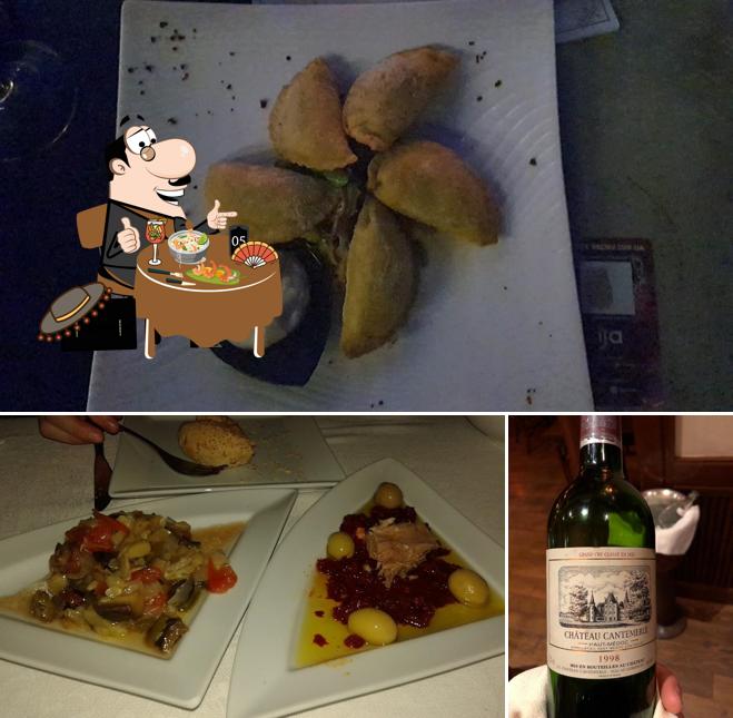 La nourriture et de l'alcool du restaurant