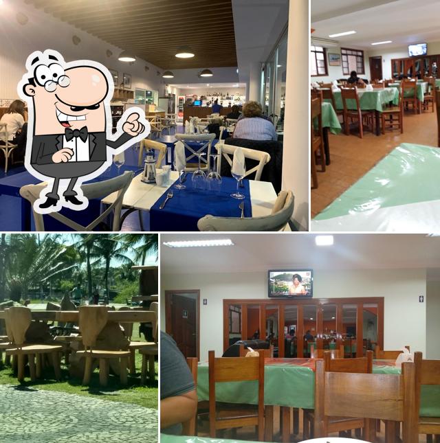 O interior do Pousada e Restaurante Reis Magos