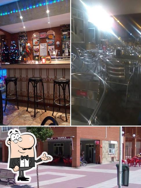 The interior of Café-bar Botas