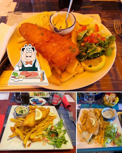 Poisson frites à Crêperie Le Raz de Sein Plogoff Kerveur