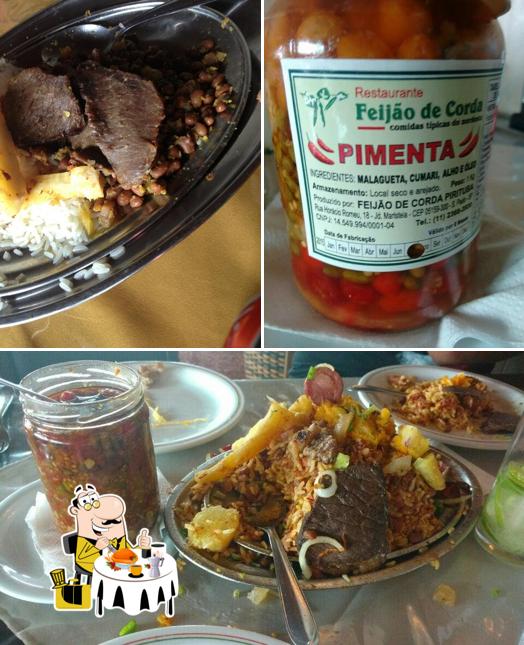 Comida em Feijao de Corda Pirituba