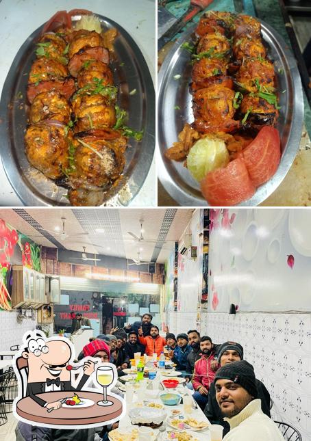 The image of food and interior at The Hill Top