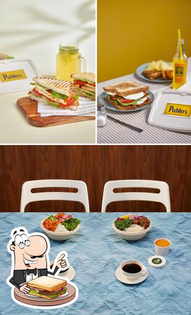 Have different types of sandwiches