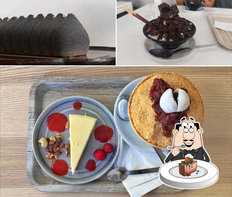 Gâteau au chocolat à Kiwa café