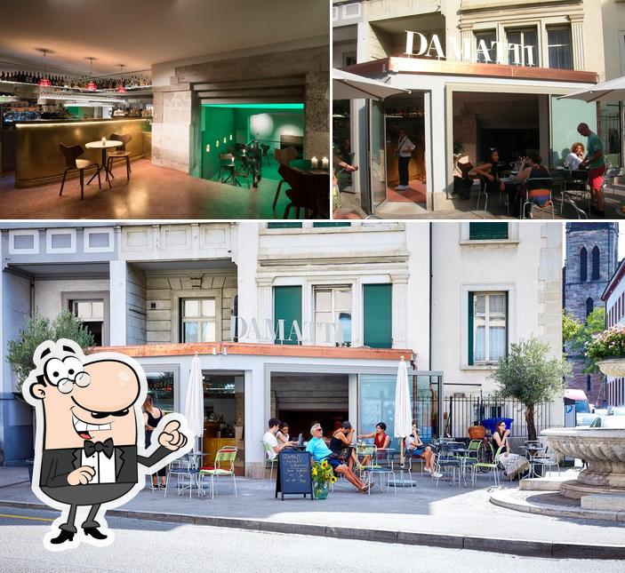 Gli interni di Damatti Bar • Bistro