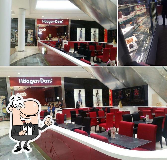 L'intérieur de Häagen-Dazs