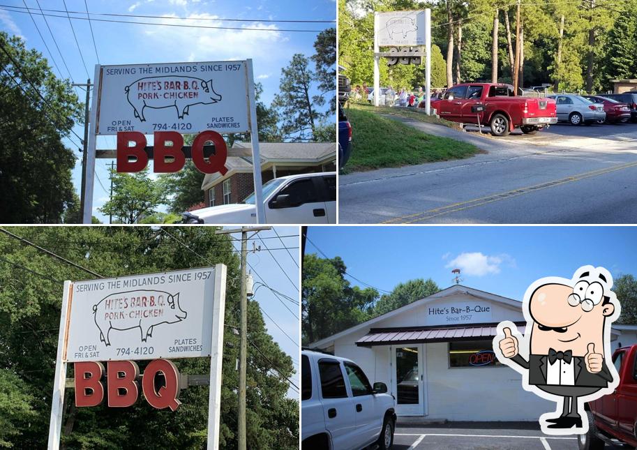 Here's a picture of Hite's Bar-B-Que