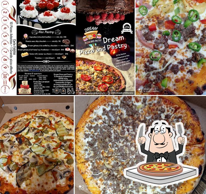 Commandez des pizzas à Dream Pizza et Transfert D'argent