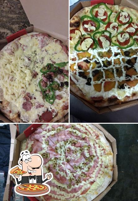 Consiga diversos tipos de pizza