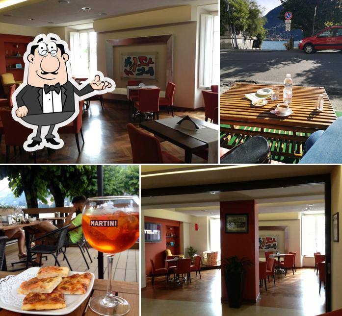 Dai un'occhiata agli interni di Cafe Bellini