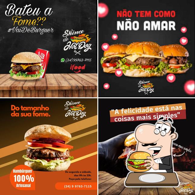 Hambúrguer em SKINA DO HOT DOG