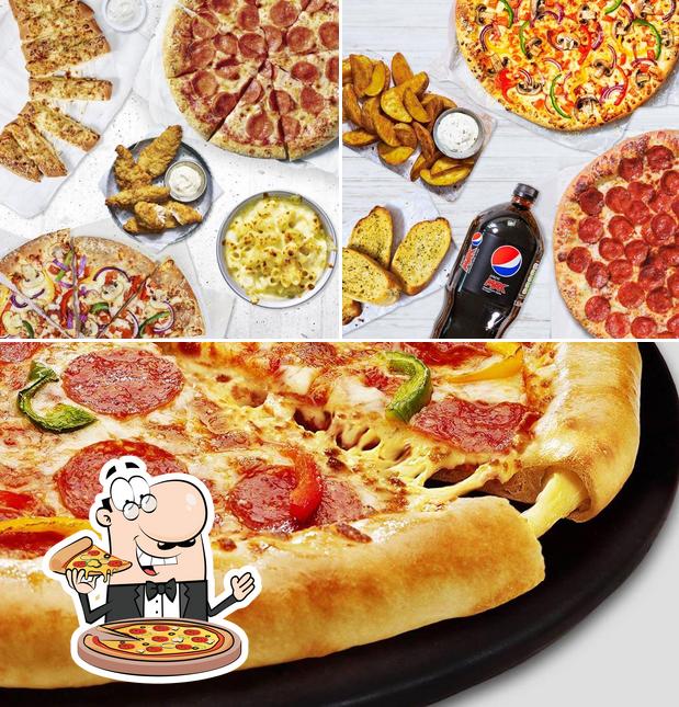 Order different kinds of pizza