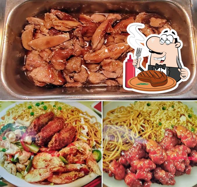 Try out meat dishes at Chinese Combo 1