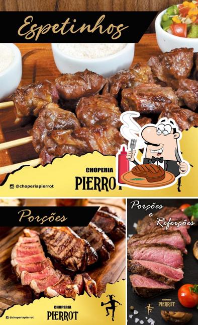 Experimente refeições de carne no Choperia Pierrot