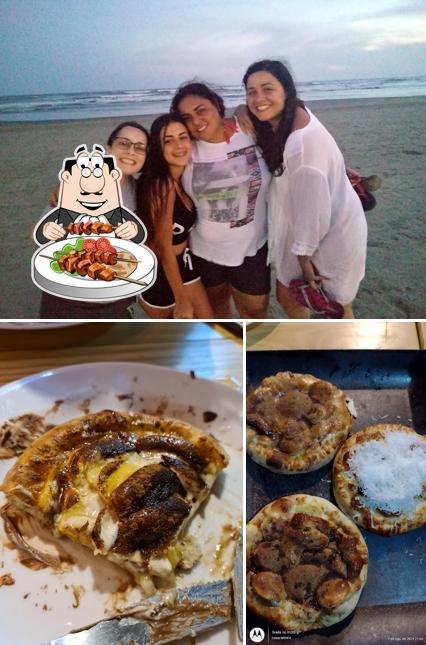 Посмотрите на это фото, где видны еда и внешнее оформление в Esfiharia e Pizzaria Boulevard Praia Grande