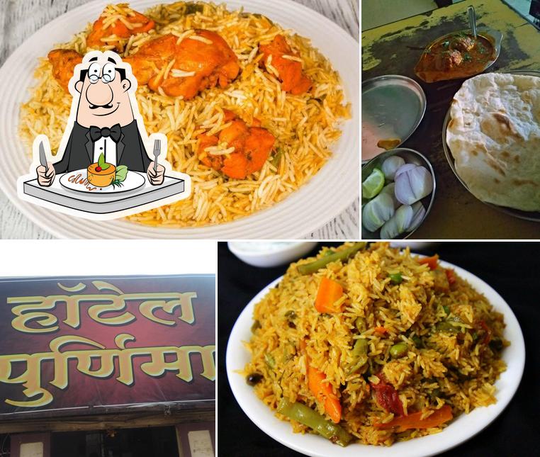 Food at Hotel Poornima