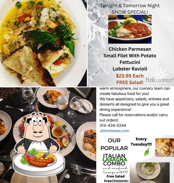 John Mineo's Italian Restaurant in Town and Country Restaurant menu