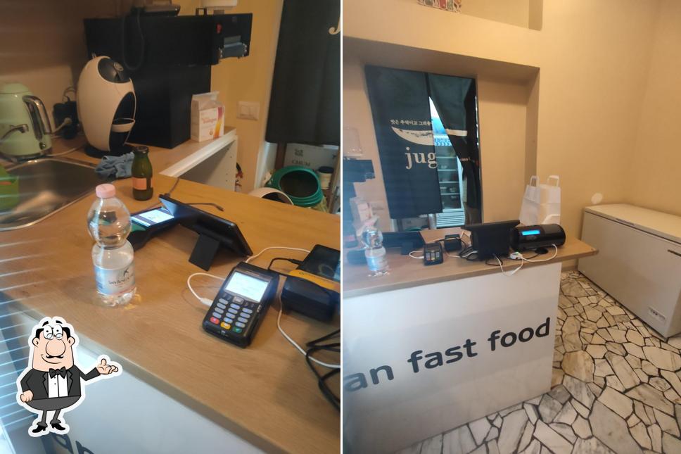 Gli interni di Juga Korean fast food