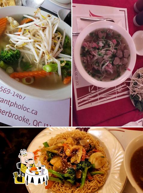 Comida en Restaurant Pho Loc