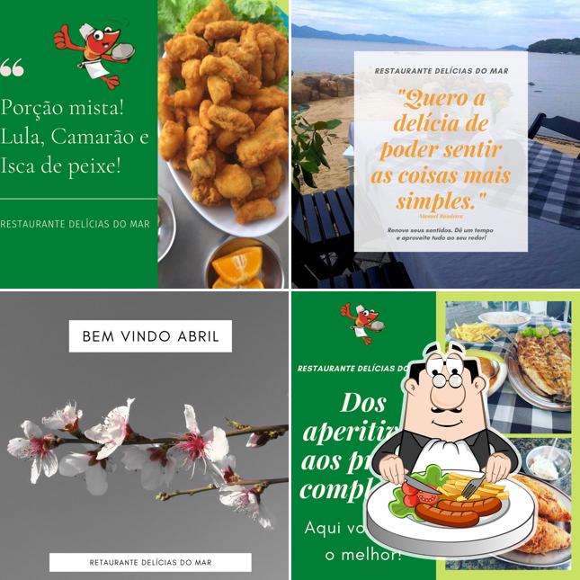 Comida em Restaurante Delícias do Mar