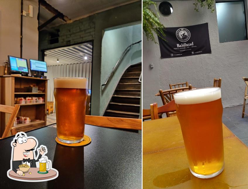 Bar Baldhead - Cidade Baixa serve uma seleção de cervejas