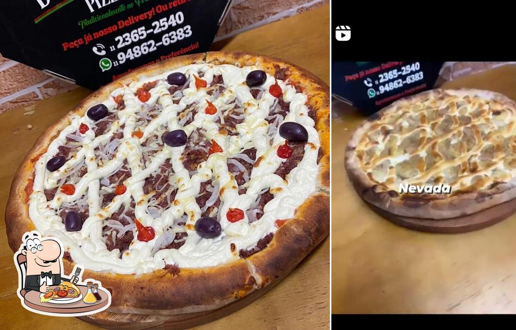 Consiga diferentes variedades de pizza