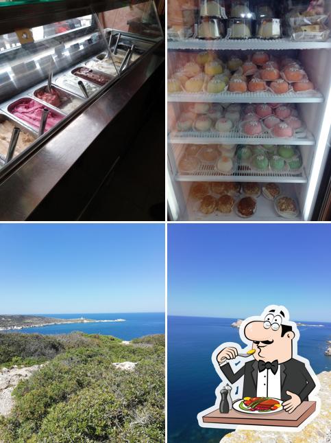 Tra le varie cose da Bar Nazionale si possono trovare la cibo e esterno