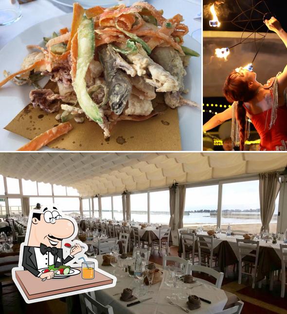 La foto della cibo e interni di Ristorante 4con