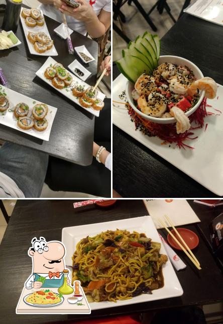 Platos en Sushi Boulevard