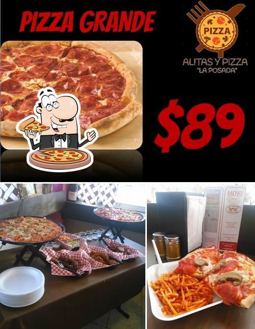 Alitas Y Pizza La Posada pizzeria, Ciudad Juarez