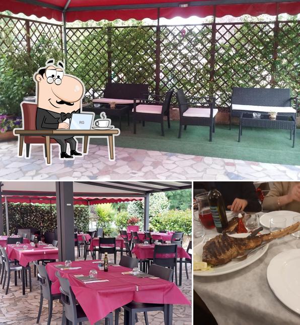 Gli interni di La Vigna Ristorante