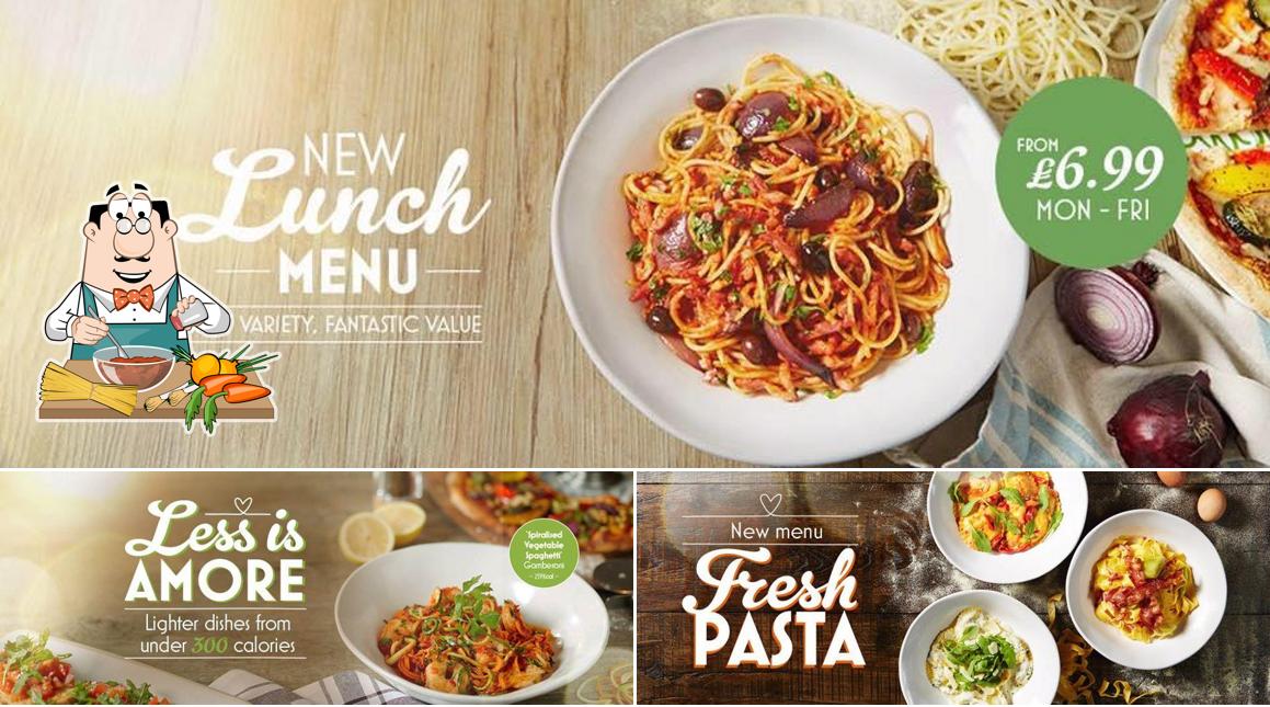 Spaghetti a la boloñesa en Bella Italia - Newcastle upon Tyne Silverlink
