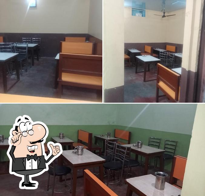 The interior of Pushp Restaurant