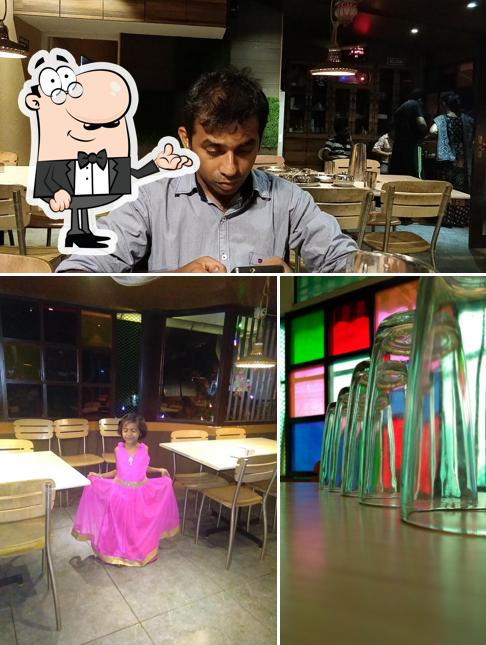 The interior of Hotel Sindhudurg