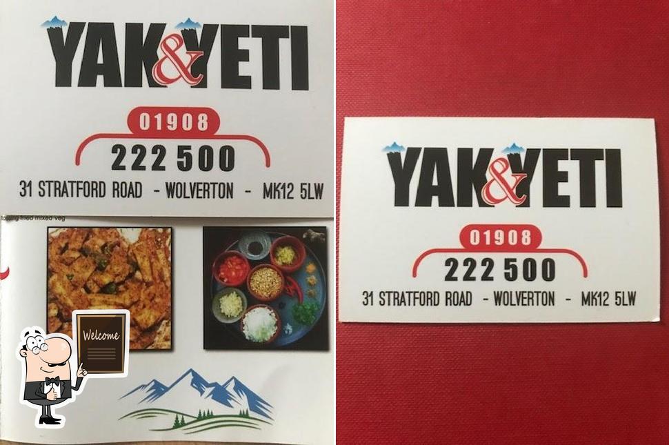 Here's a picture of Yak & Yeti