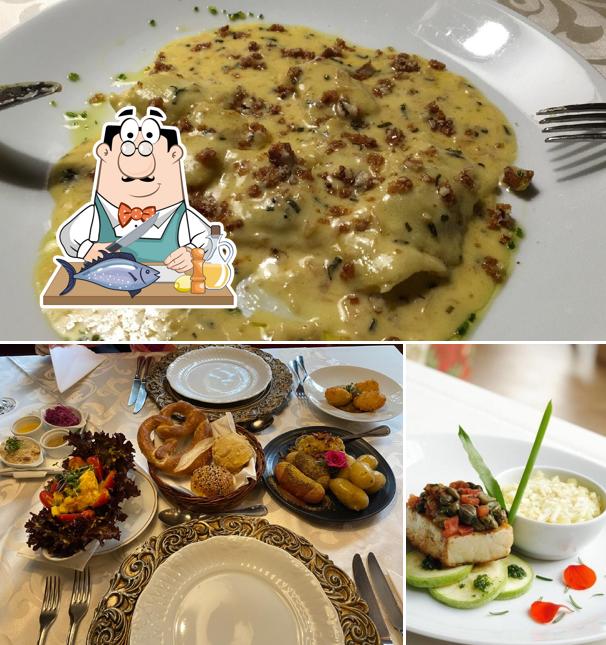 Salmão grelhado em Restaurante Höppner