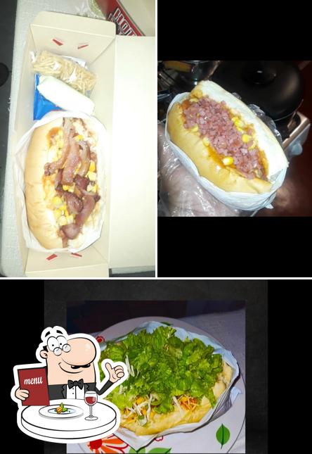 Comida em Big Sabor Hot Dog