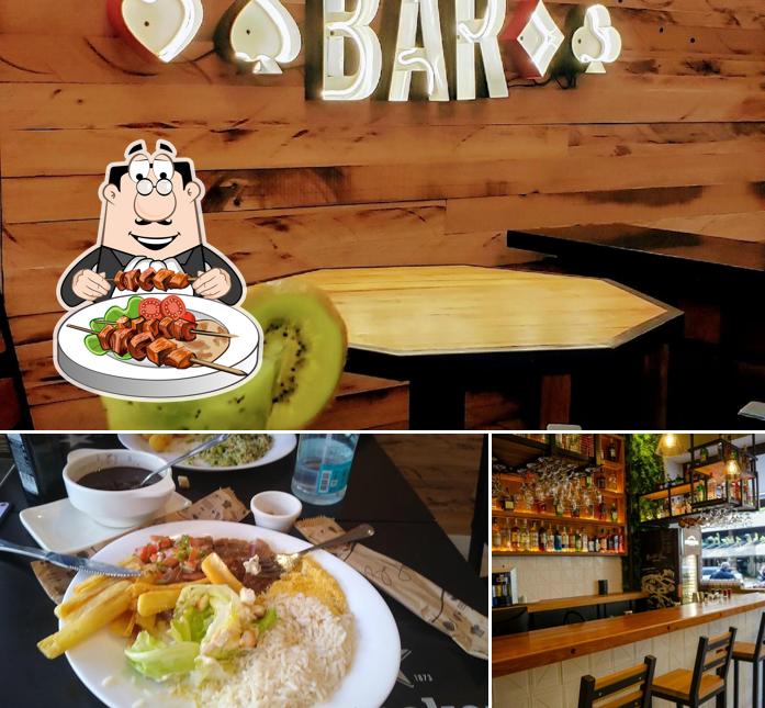 Entre diferentes coisas, comida e interior podem ser encontrados no Blefe Bar