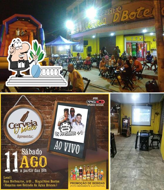 O Cerveja D'Boteco se destaca pelo exterior e interior