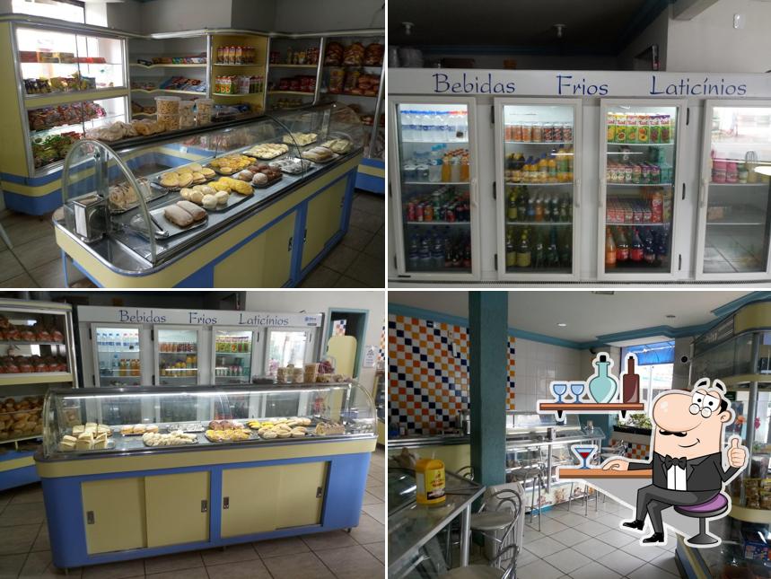 O interior do Padaria do Alemão
