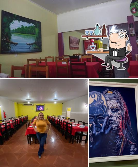 Veja imagens do interior do Restaurante Igarapé