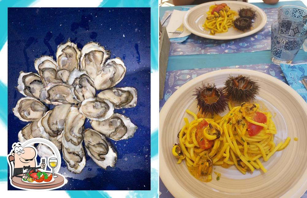 Gli ospiti di Calamariba possono gustare vari pasti di mare