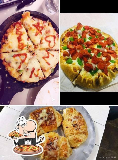 Try out pizza at Bakers Royale