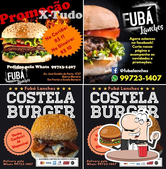 Treat yourself to a burger at Fubá Lanches