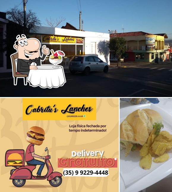 D'Cabritus Lanches serve uma gama de pratos doces