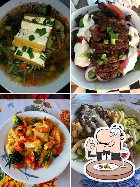 June's Asian Kitchen in Sisters Restaurant menu and reviews